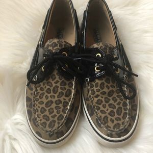 Sperry Leopard Boat Shoe